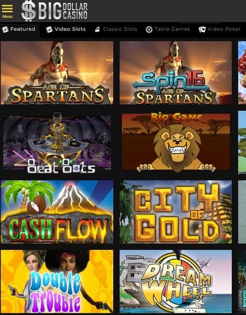 Big Dollar Casino Ndb Codes