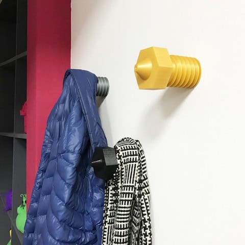 3D Printed Nozzle Coat Hanger