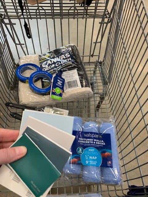 home depot mountain wall shopping list