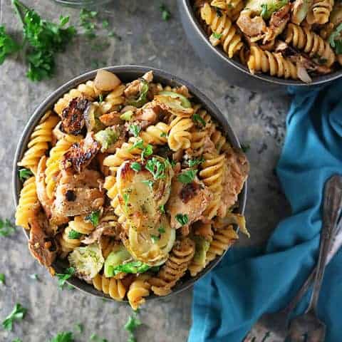 Salmon Tarragon Pasta