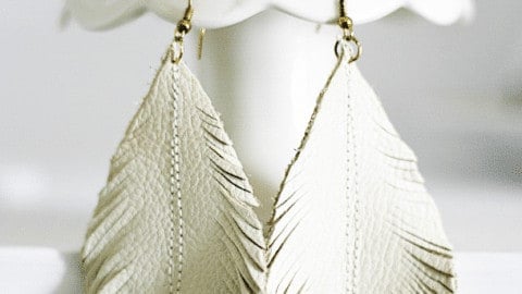 Make Your Own Feather Earrings