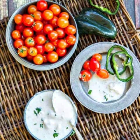 Buttermilk Blue Cheese Dressing {plus 20 ways to use it} Buttermilk Blue Cheese Dressing