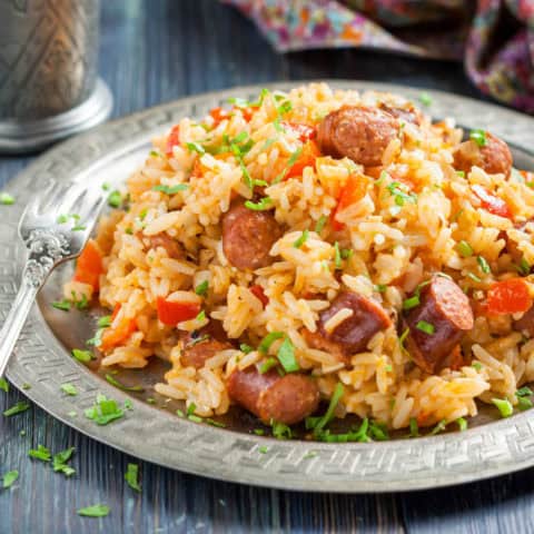Instant Pot Jambalaya with Chicken & Sausage Instant Pot Jambalaya