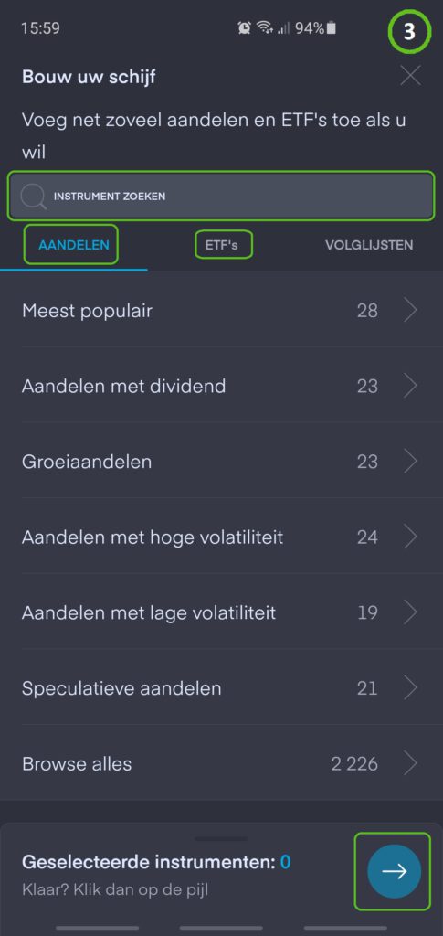 Bouw je eigen ETF Trading 212