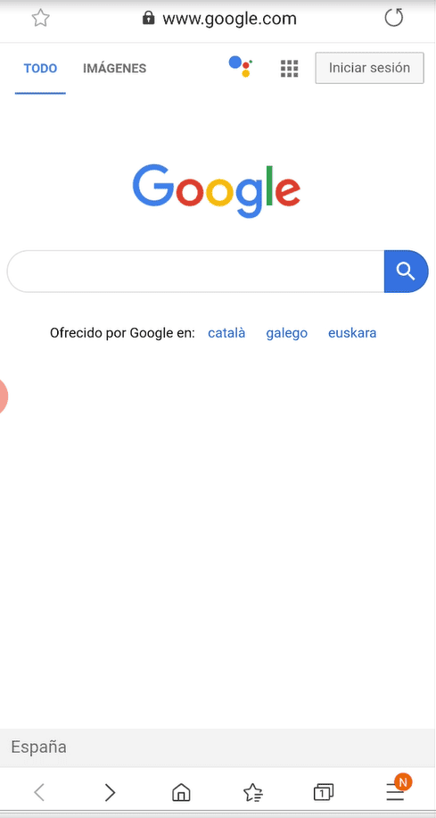 versión móvil de google en tu móvil