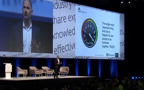 Bill Bachrach on the big stage