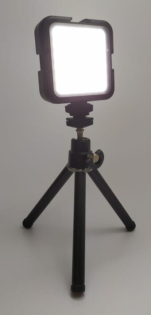 Image shows the light powered on.