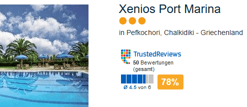 Xenios Port Marina das 3 Sterne Hotel bei Chalkidiki im Ort Pefkochori Xenios Port Marina das 3 Sterne Hotel bei Chalkidiki im Ort Pefkochori