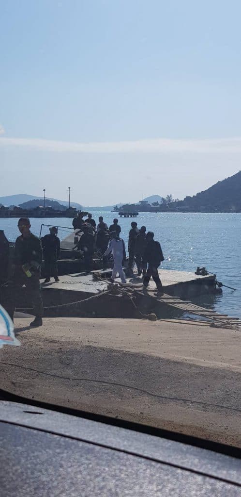 หน่วยซีล พาไปตรวจภูมิประเทศเกาะพระ สัตหีบ