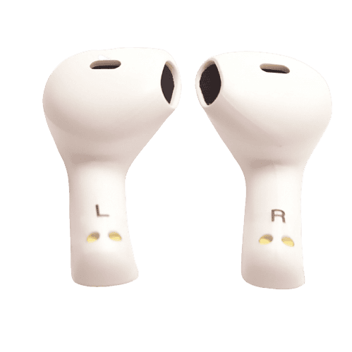 Image shows the contact pins of the earphones.