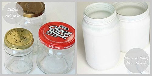 Anthropologie Mashup Repurposed Glass Jars Diy Craft