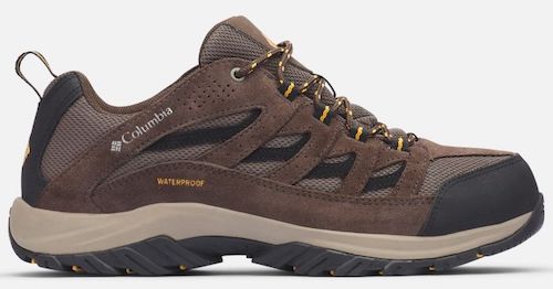 Columbia's crestwood is a waterproof hiking shoe for men.