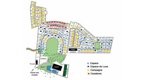 Plattegrond Château Cazalères