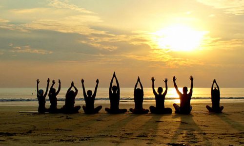 Destination Crete - The whole world on an island Sunset_Yoga_Greece