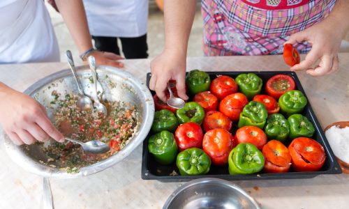 Cretan cuisine cooking class at a traditional farm cooking class crete