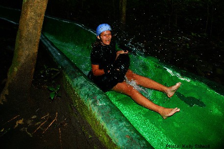 Teens will love all the adventure activities in costa rica, like this giant jungle waterslide