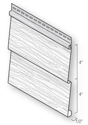 D4 DaVinci Vinyl Siding Profile D4 DaVinci Vinyl Siding Profile