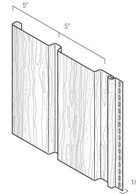 D5 Vertical Board & Batten Profile Vinyl Siding KayCan D5 Vertical Board & Batten Profile Vinyl Siding KayCan