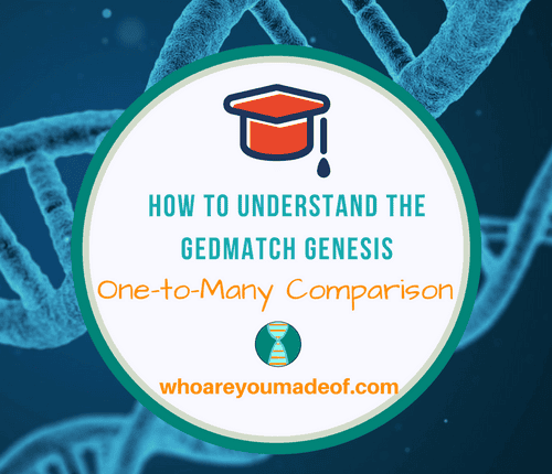 How to Understand the Gedmatch Genesis One-to-Many Comparison