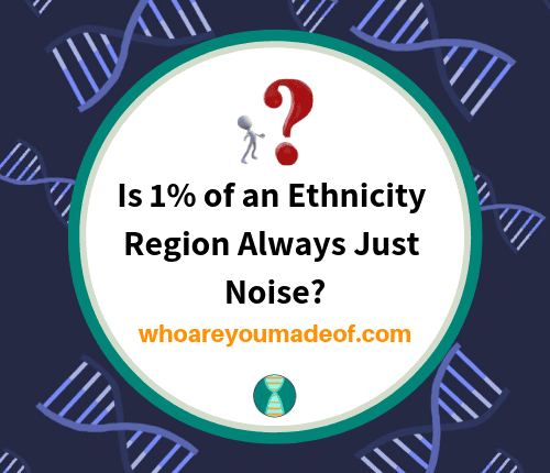 Is 1% of an Ethnicity Region Always Just Noise_