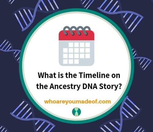 What is the Timeline on the Ancestry DNA Story_