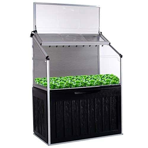 Hochbeet Aus Akazienholz – 100x40x84 Cm, Mit Vlies-Einlage, Ideal Für Kräuter, Blumen Und Gemüse