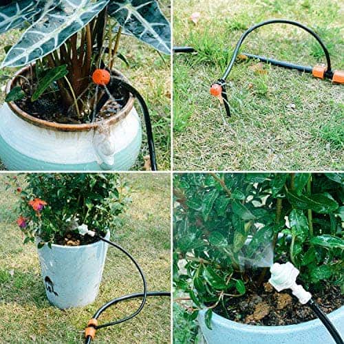 Fixkit 40m Bewasserungssystem 120pcs Garten Bewasserung Kit Automatische Bewasserung Sprinkler Mit Stopter Und Zerstaubungsduse Geeignet Fur Decks Terrassen Gewachshauser Garten Rasen Usw Ratgeber Hochbeet Kaufen