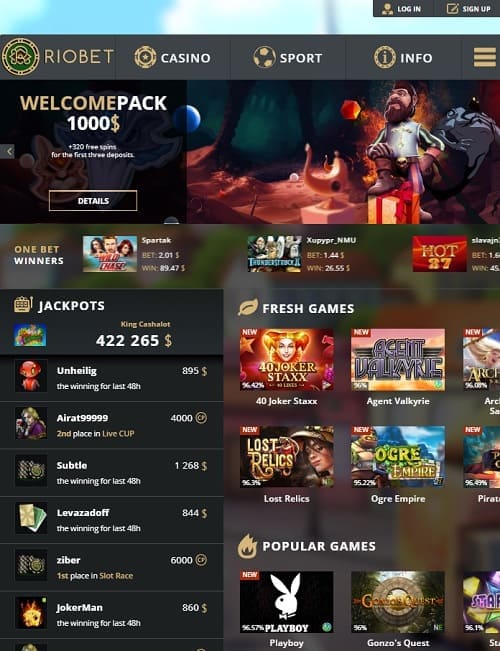 Riobet no deposit bonus codes