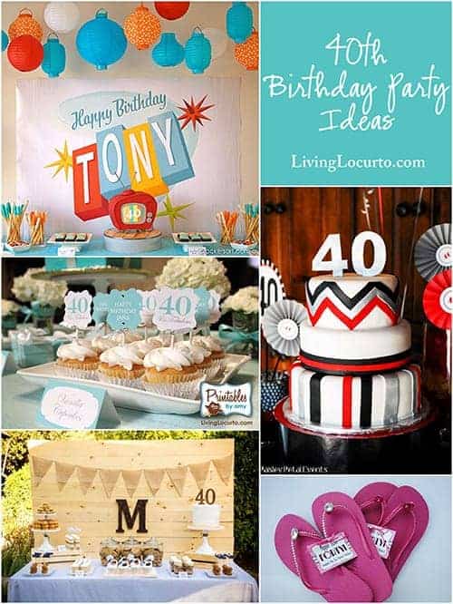 10 Amazing 40th Birthday Party Ideas For Men And Women