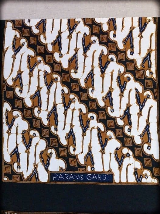 Traditional batik art pattern from Yogyakarta, Indonesia