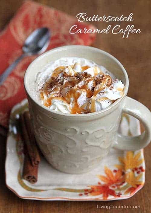 Butterscotch Caramel Coffee Recipe Coffee Bar Free Printables