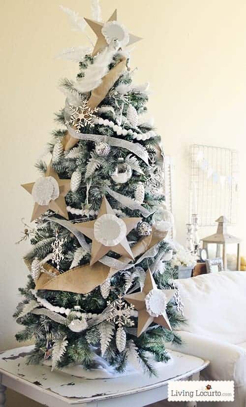 How To Paint A Christmas Tree White Christmas Tree Challenge