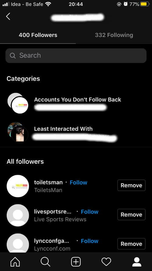 who is not following you back