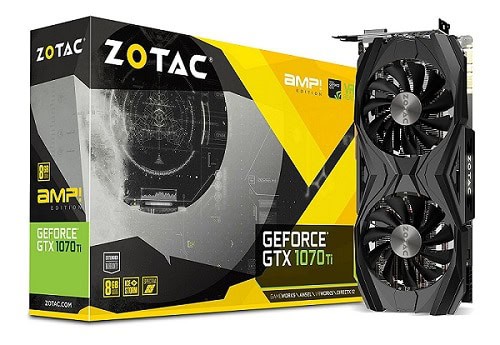 Zotac Geforce GTX 1070 Ti AMP Edition 8GB GDDR5