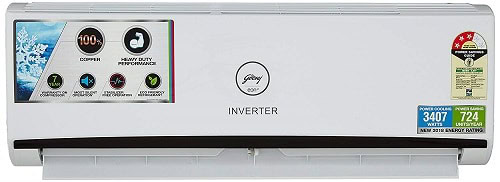 Godrej 1 Ton 3 Star Inverter Split AC