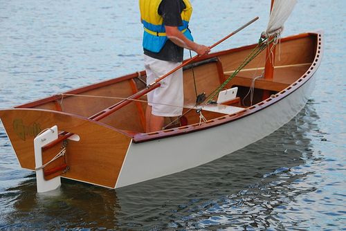 goat island skiff info - simple sailing dinghy plan