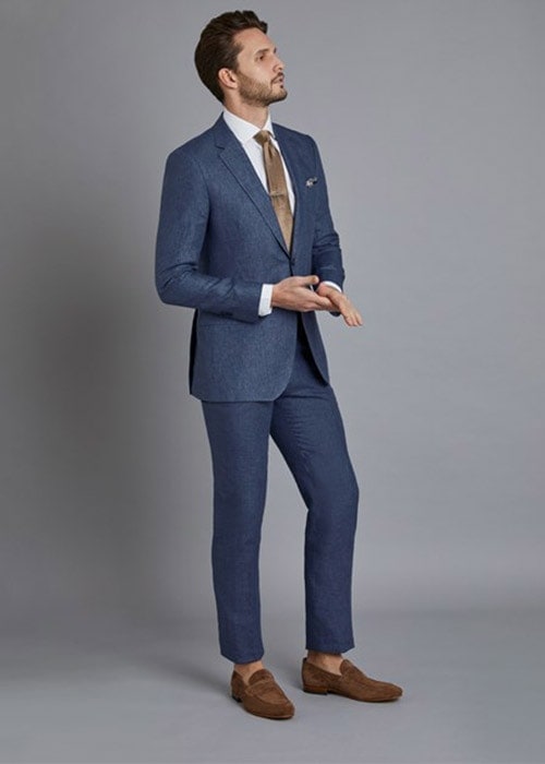 suede loafers tuxedo