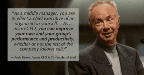 Key Takeaways from the Gallup State of the American Workplace Study 8 Gallup State of the American Workplace Andy Grove knows the power of managers