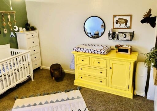 Nursery Organization: Changing Table Storage