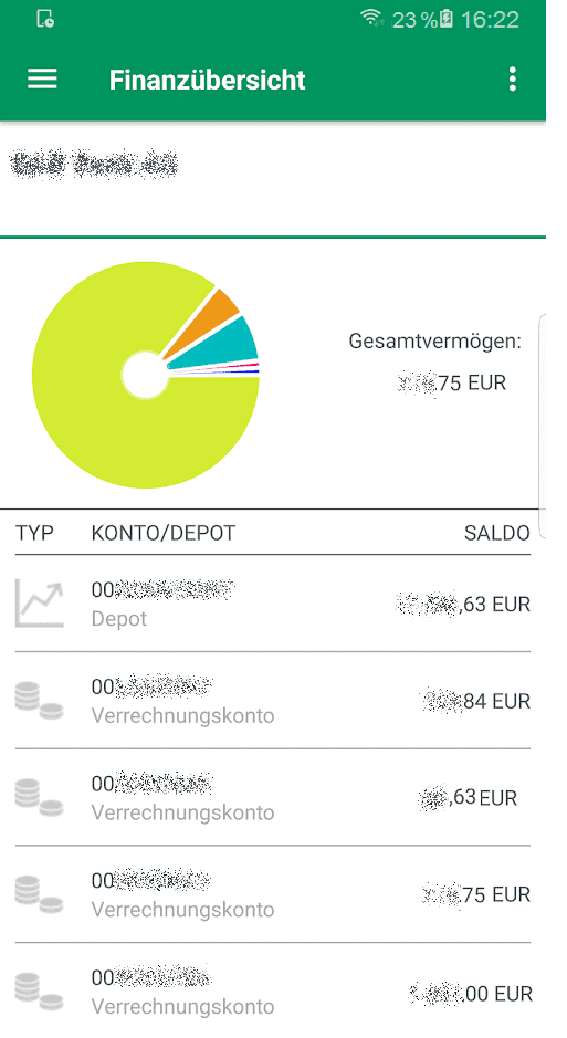 Nur zum Gucken: Die App DAB B2B Endkunden ermöglicht das Einsehen der Konten und Depots beim Smartbroker. Für das Aufgeben von Orders über App müssen Smartbroker Kunden die geplante „echte“ App in Q1 2020 abwarten.