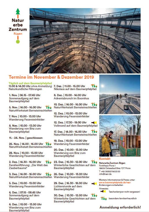 Prora-November and December Natural Heritage Centre 2019