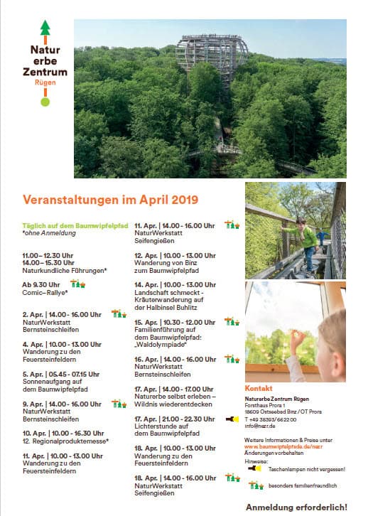 Treetop path Prora events-April 2019