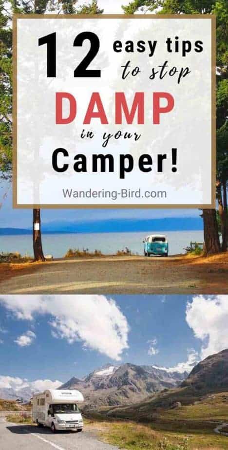 12 easy tips to stop damp and condensation in your camper or motorhome.