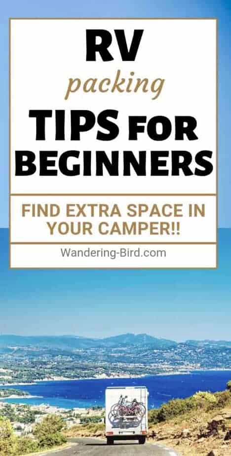 Looking for the BEST RV packing tips for RV living? These fantastic hacks show you HOW to pack an RV from nothing, as well as thoughts on WHERE to store things. There are FREE checklists and printable RV lists for your adventure planning. It's the only RV planning tips post you need!