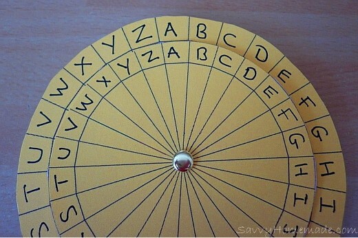 making a kids cipher wheel4
