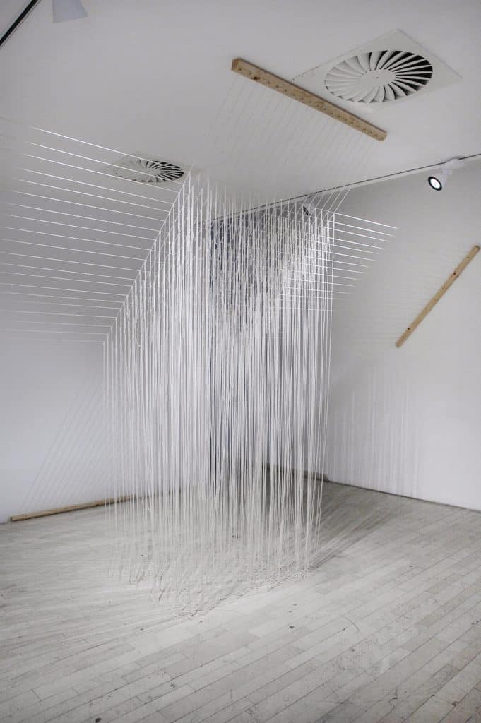 Eccentric Exercise. Work by Sara Bichao exhibited at Kulturni Centar Beograda, Serbia, 2014.
