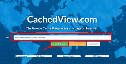 Google Webpage Cache