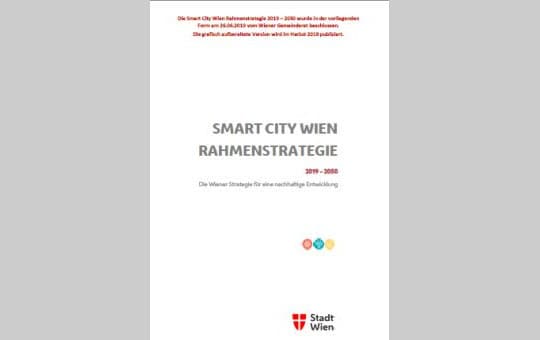 Cover der SmartCity Rahmenstrategie 2019
