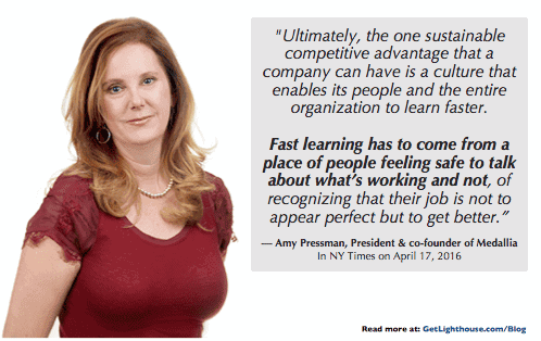 How to stop being a bad leader and turn around a miserable team 9 bad leader unhappy team - Amy Pressman of Medallia knows the importance of striving to always be better