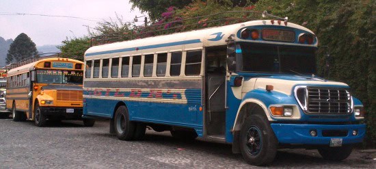 dilapidated buses